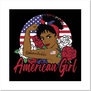 American girl Posters and Art